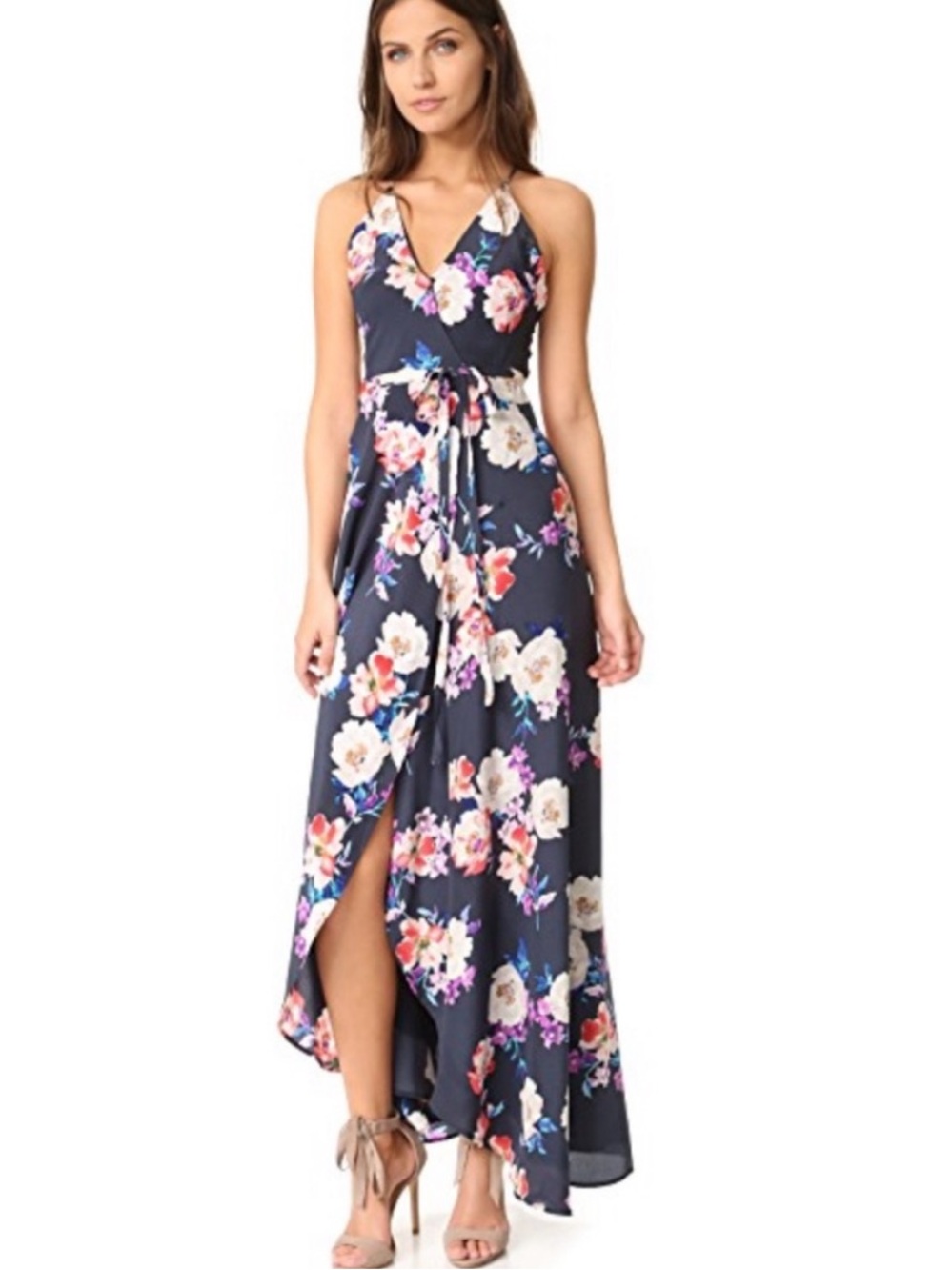 Yumi Kim Rush Hourm Fairy Maxi 100% Silk Dress in Rosewood Bohemian